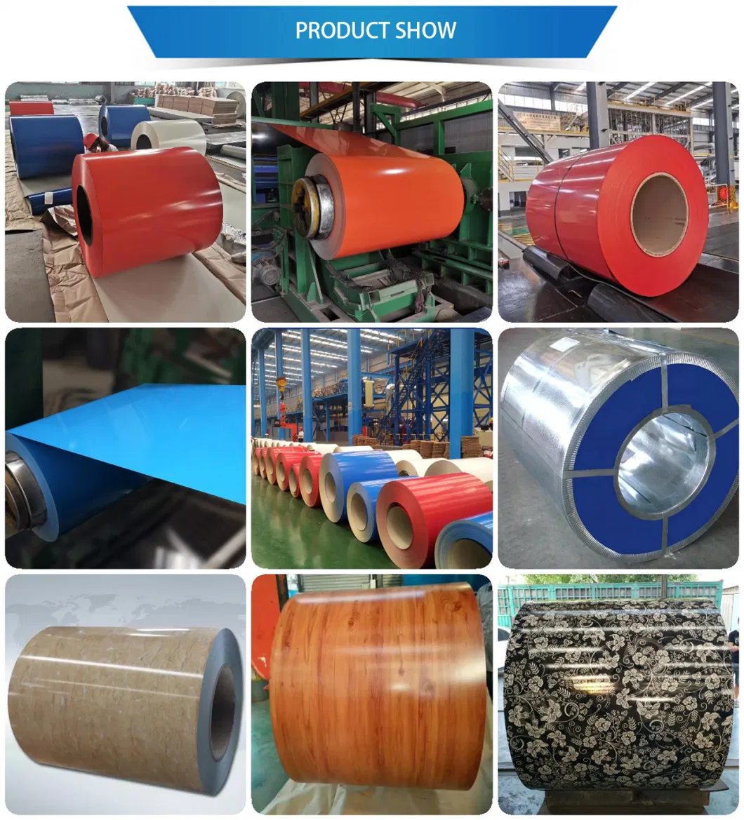 Manufacturer Customized Ral Color Coated Prepainted Galvanized Dx51d SGCC PPGI Steel Coil